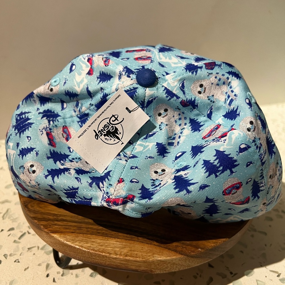 LOUNGEFLY Disney Parks Animal Kingdom Yeti Baseball Cap Hat NWT - Picture 2 of 8